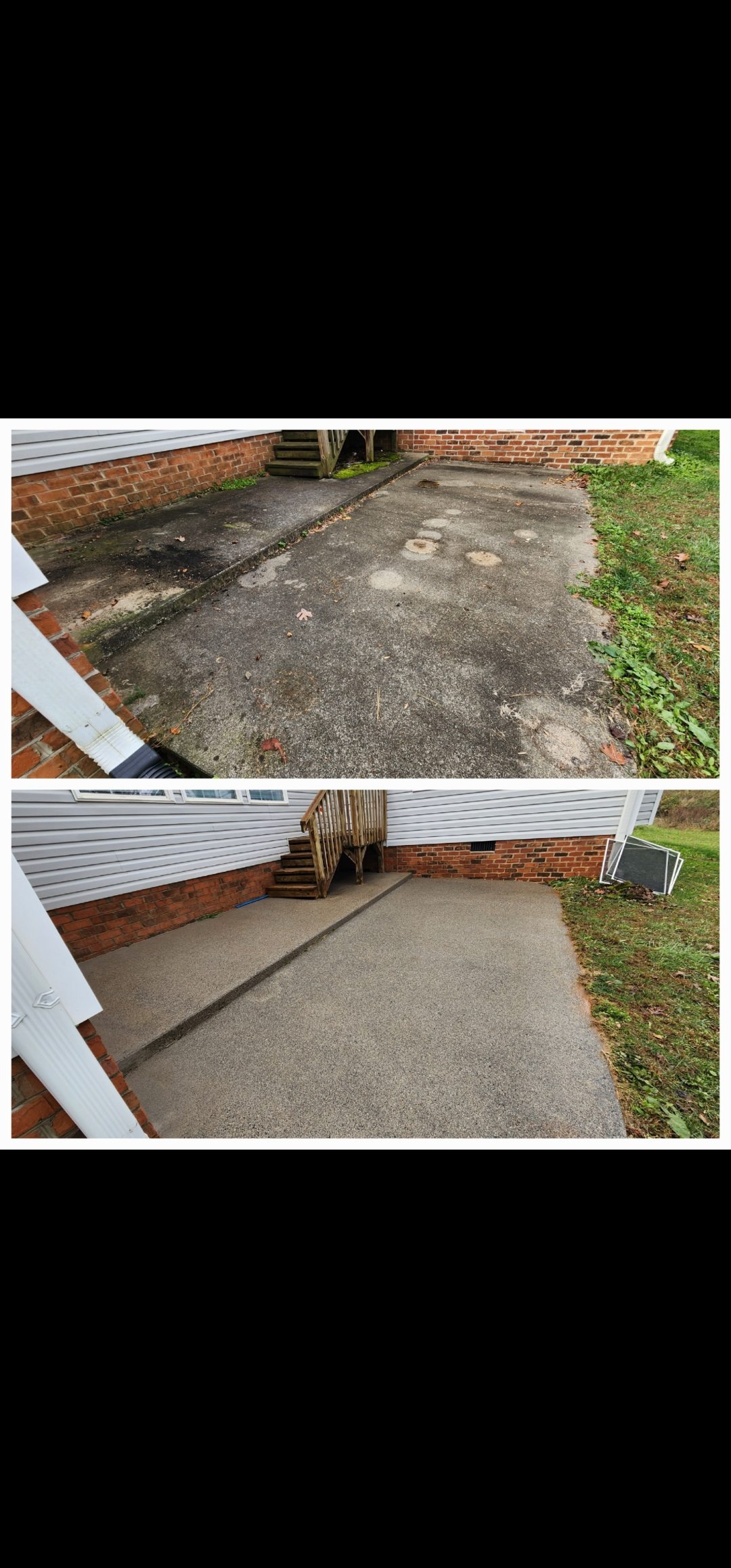 House washing and concrete cleaning in Yadkinville 